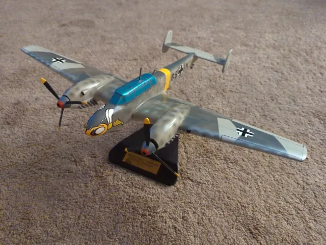 Model Wood Plane Messerschmitt / Luftwaffe ME-110C Destroyer German WWII 1/32