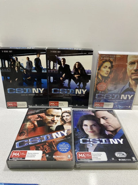 CSI NY SEASONS 1 2 3 4 DVD TV Series Region 4 $39.00