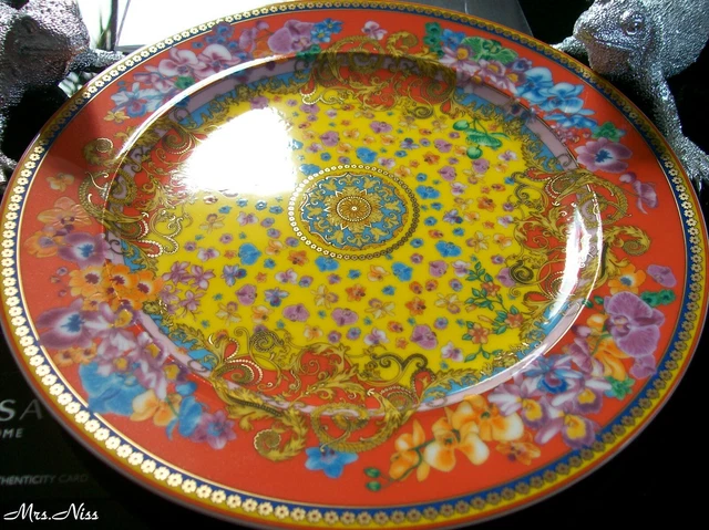 Rosenthal Versace Primavera Teller 22 cm 25 Jahre Versace ***NEUWARE & OVP***