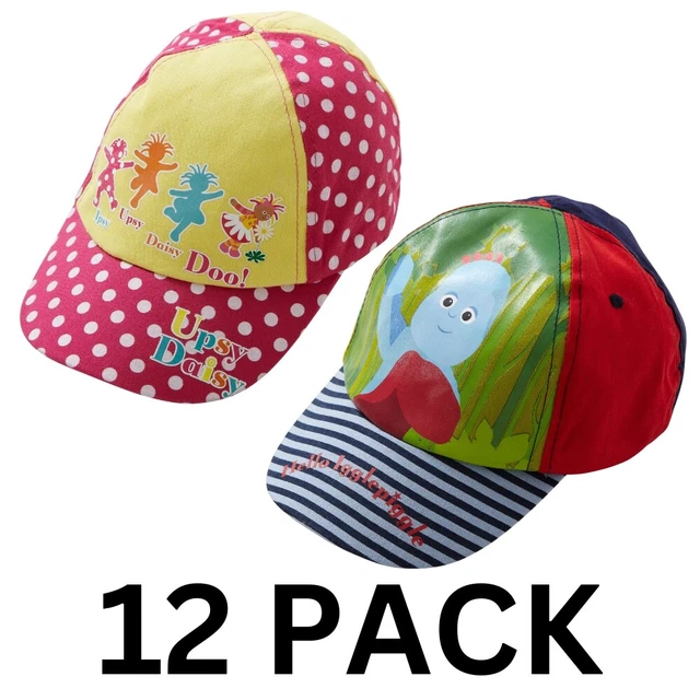 Job Lot Car Booter Wholesale Bundle Boys Girls Summer Caps Night Garden Pk 12