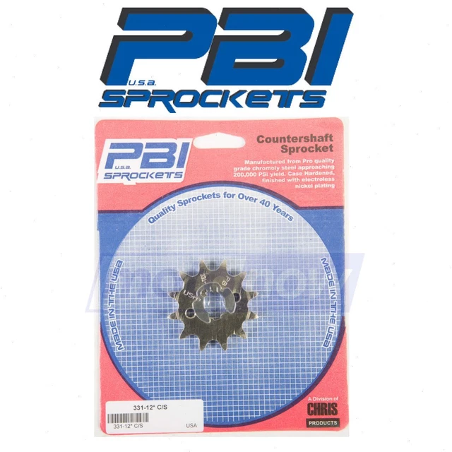 PBI Steel Front Sprocket for 2004-2013 Honda CRF100F - Drive Sprockets Front cf