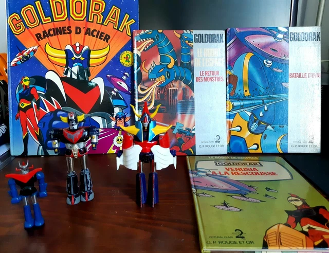 Popon Goldorak Lot POPY Ulysse Albator Ceji Mattel Kenner Bandai – Figurines Vintage Dessin Animé