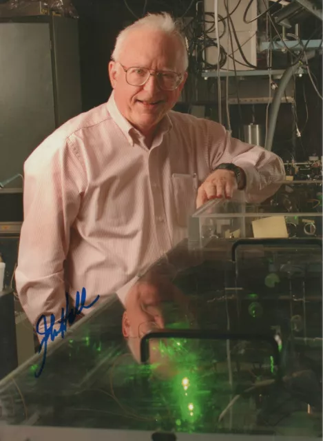 John L. Hall "Nobelpreis Physik 2005" Autogramm signed 20x30 cm Bild