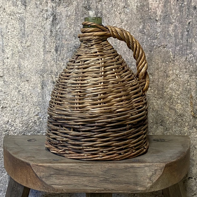 Dame-jeanne En Verre 20/25 Litres – Vintage France – état Correct (pas De Fêlure)