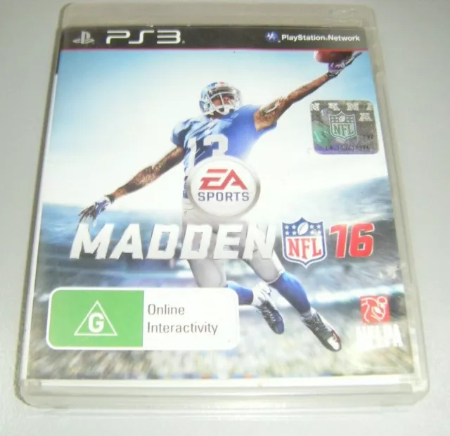 Sony Playstation 3 PS3 Game - EA Sports NFL Madden 16