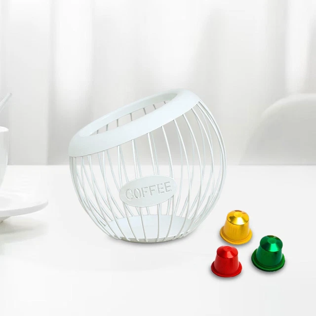 Porte-filtres à Café En Métal - Design Cage à Oiseaux - Pour Rangement Filtre, Thé, Snacks - 7,3 X 10 Cm