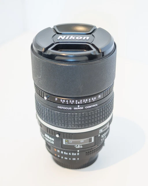 NIKON AF DC NIKKOR 105mm F/2 D LENS FOR SLRs DSLRs