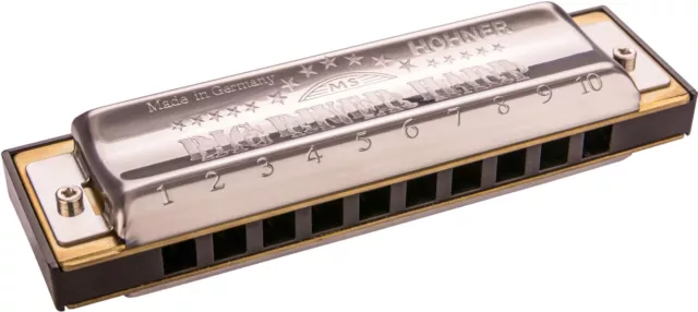 Hohner Big River Harp MS C-Dur Mundharmonika Modular System diatonisch 20 Töne