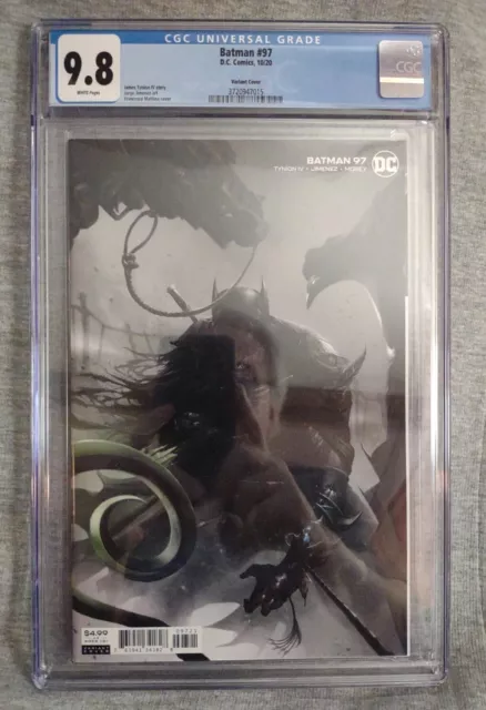 Batman 97 CGC 9.8 Mattina Variant Joker War
