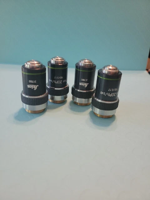 Leica Plan 20x Phase Microscope Objective #317550 Brand new ( LOT OF 4 )