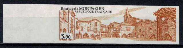 Frankreich Stamp Briefmarke Yvert N° 2405 " Montpazier 3,90F Nicht Lace " Neu Xx
