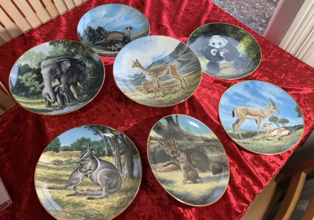 Bradex W L George / Will Nelson Endangered Species Plates, Choice of 7