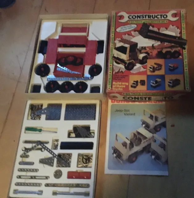 Metallbaukasten Construction C10  DDR Spielzeug  Baukasten