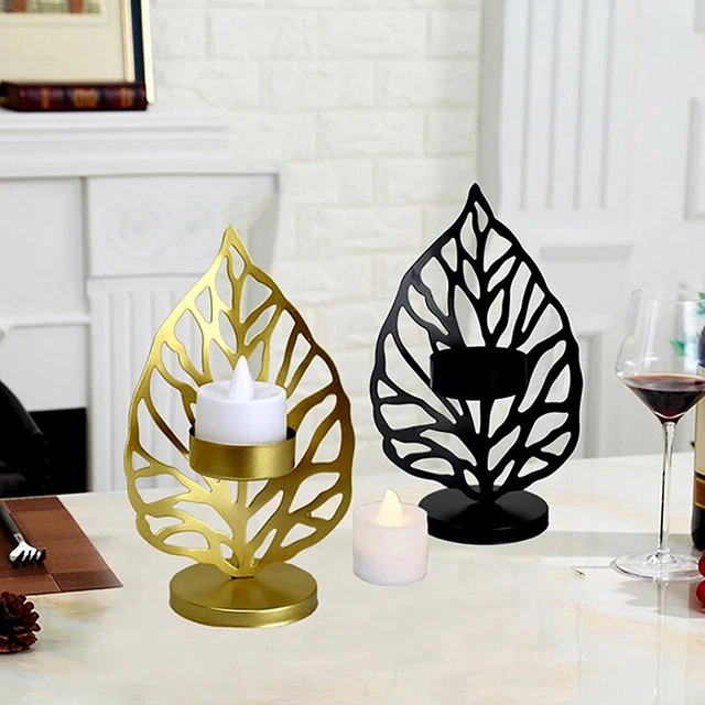 Candle Holder Wedding Centerpiece Tea Light Holder Nordic Iron Art Candlestick&