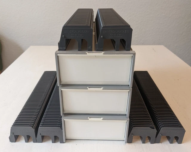 3x Diamagazin Box je 2x50 stapelbar + 6x Universalmagazin