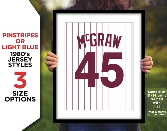 Tug McGraw Philadelphia Phillies Throwback Maroon Jersey – Best Sports Jerseys