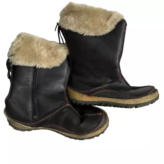 MERRELL OSLO WATERPROOF Dark Brown Leather Boots. Ladies Size Uk4 49.99 PicClick UK