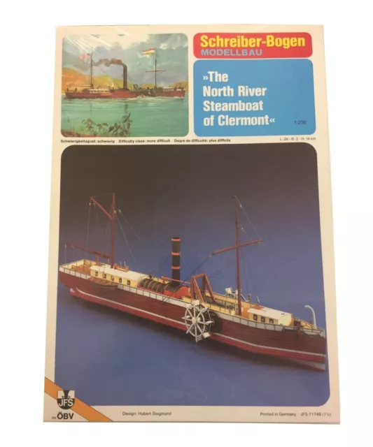 Schreiber-Bogen Modellbau The North River Steamboat of Clermont | Modellbausatz