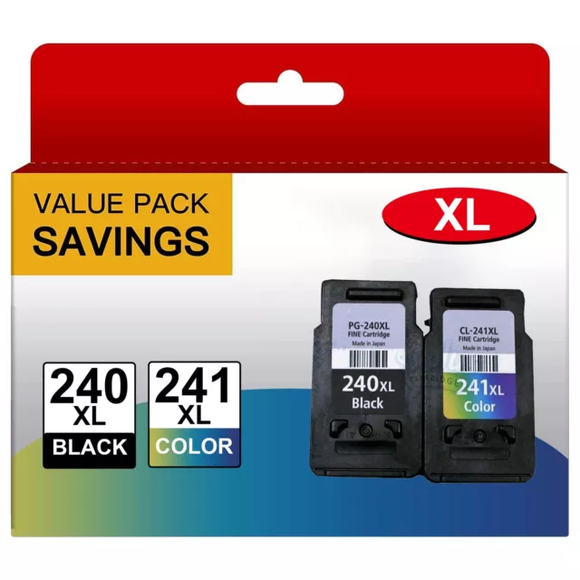 Ink Cartridge for Canon PG-240XL CL-241XL PIXMA MG3600 MG2220 MX372 MX452 TS5120