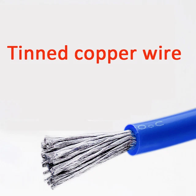 50M 16AWG-30AWG Color UL American Standard Alambre de Silicona Suave Alambre de Cobre Estaño