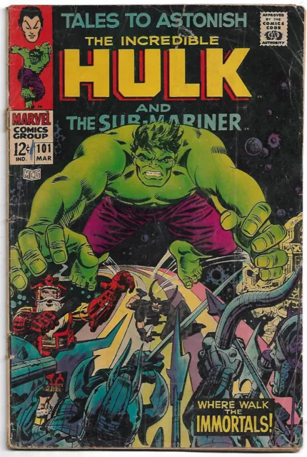 MARVEL Silver Age : Tales to Astonish #101 (Jack Kirby) Hulk (Gene Colan) last #