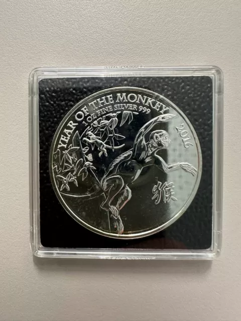 Großbritannien - Lunar Affe / Monkey 2016 - 1 Unze Silber / Silver