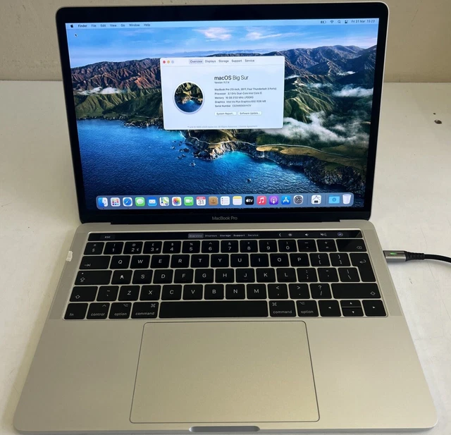 Apple MacBook Pro A1706 2017 13" TouchBar Intel Core i5 3,1 GHz 16 GB 500 GB LEGGERE
