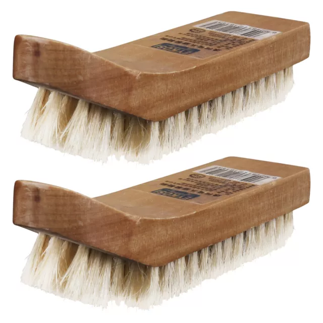 Long Horse Hair Brush Cleaner & Conditioner for Shoe Care - 2pcs