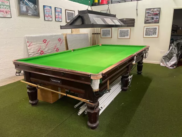 Mahogany Wood Slate Bed George Wright Westminster Bridge Road 10ft Snooker Table