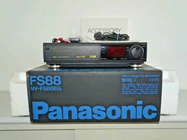 Panasonic NV-FS88 High-End S-VHS Videorecorder, OVP w.NEU, 2 Jahre Garantie