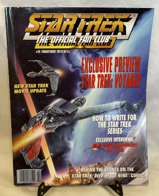 Star Trek the Official Fan Club Magazine #95 Feb 1994