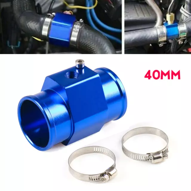 Anodized Surface Water Temperature Sensor Adapter 40mm Car Cooler Hose