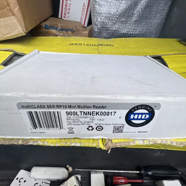 HID 900LTNNEK00017 - multiCLASS SE RP10 Smart Card Reader RP10EKNL NEW