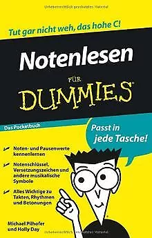 Notenlesen für Dummies Das Pocketbuch (Fur Dummies)... | Buch | Zustand sehr gut