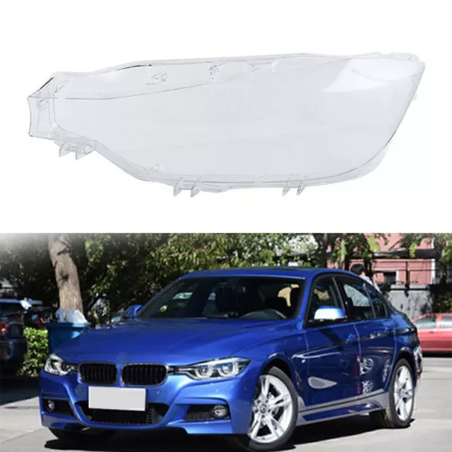 Clear Lampshade Headlight Lens Cover For BMW F30 F31 2016 2017 2018 3 Series