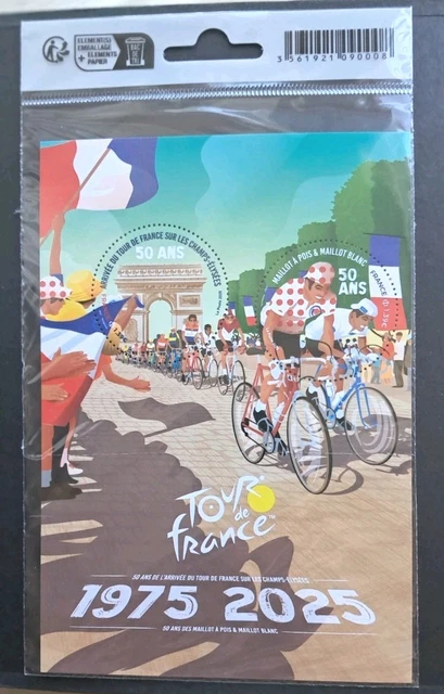 Timbre France 2025 - 50 Ans Du Tour De France - Neuf MNH ★★
