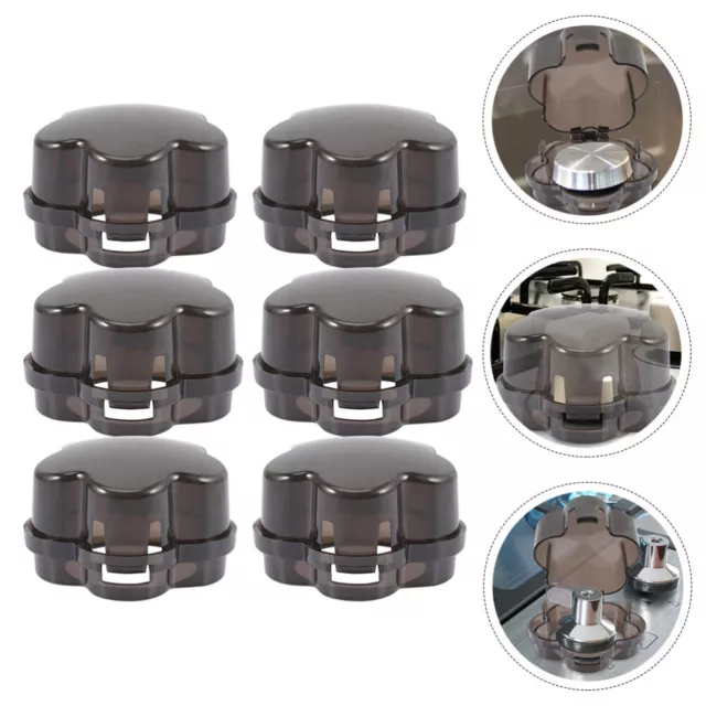 Gas Stove Knob Covers 6pcs Childproof Oven Lock Baby Safety Protector-OF