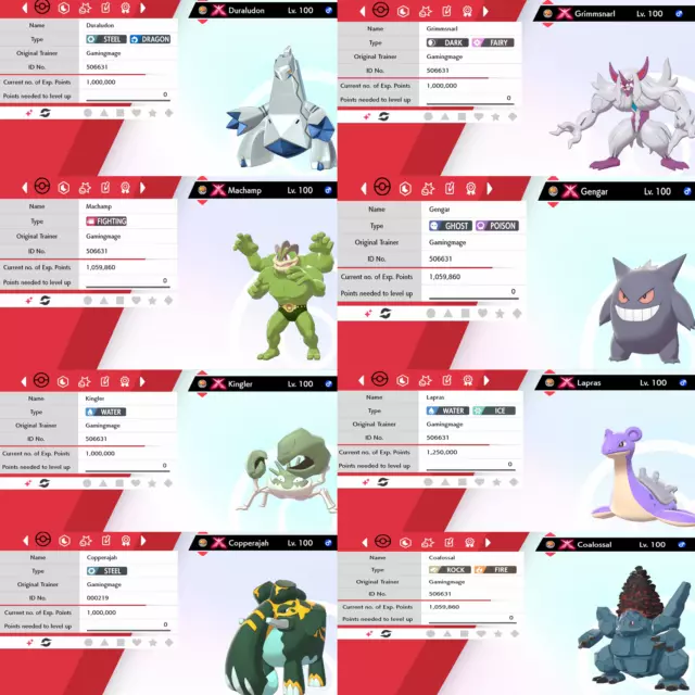 3 POKEMON SOLGALEO Lunala Necrozma 6IV Max EVs Bundle/ Home Sword Shield SM BR EUR 3,46 - PicClick FR