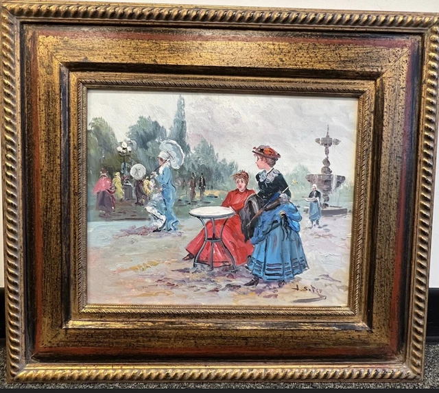 Juan Soler (1951) “Dammes A Le Palace de Versailles” Belle Epoque