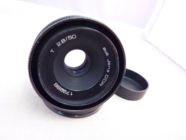 CARL ZEISS JENA M42 Objektiv TESSAR T 2.8/50 Adlerauge 50mm F/2.8 - TOP