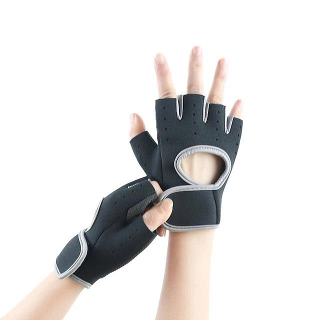 Exercise Half Gloves Exercise Finger Gloves Mittens Work Glove Sports 8