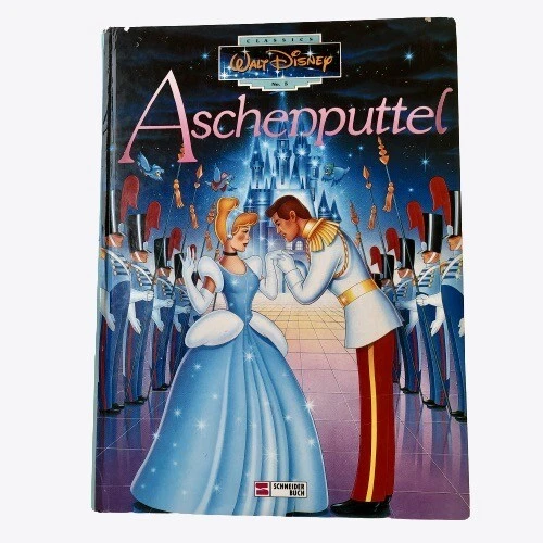 Walt Disney Cinderella Childrens Hard Cover Book GERMAN EDITION