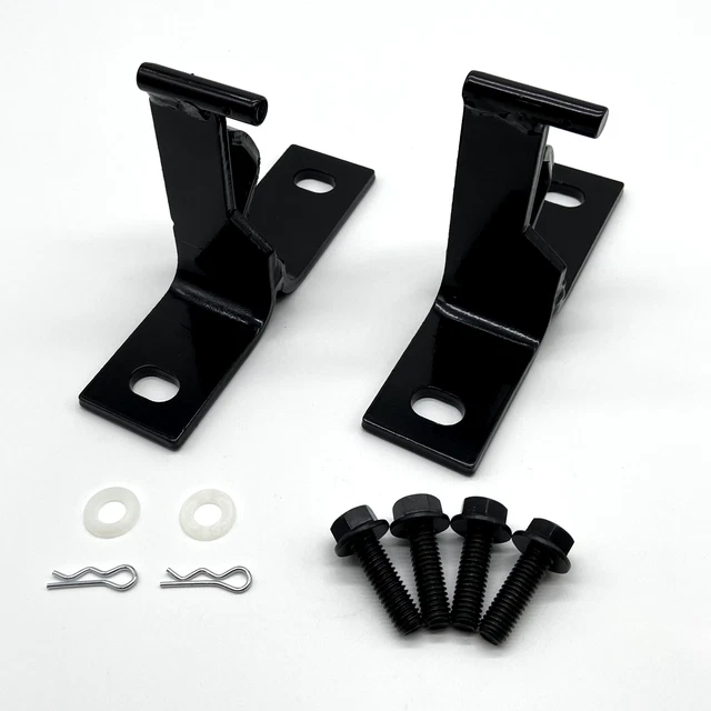 FITS JEEP WRANGLER YJ CJ 7695 Rear Seat Brackets and Bolts Fold and
