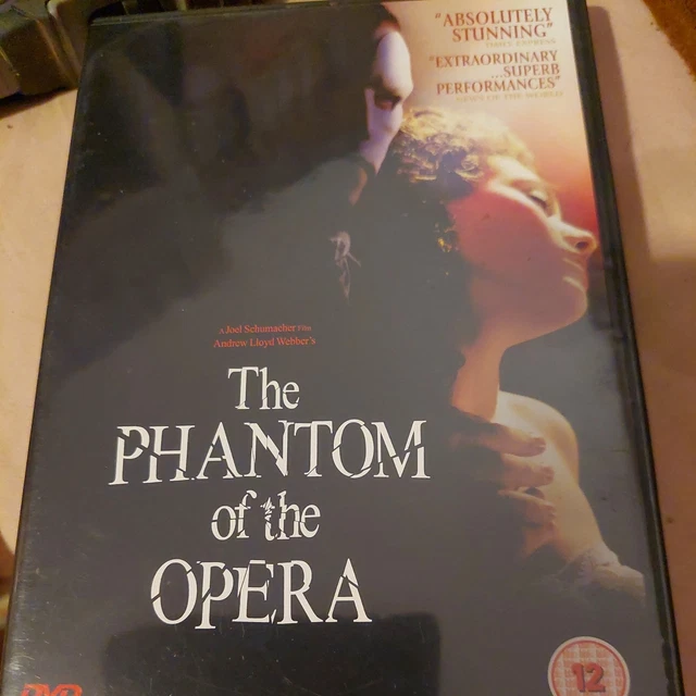 THE PHANTOM OF the Opera DVD (2005) Gerard Butler, Schumacher (DIR ...