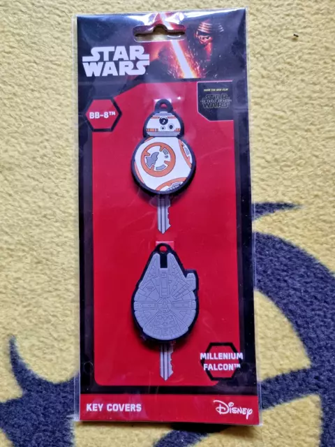 NEU Star Wars The Force Awakens Millennium Falke und Droid BB-8 Schlüsselabdeckungen