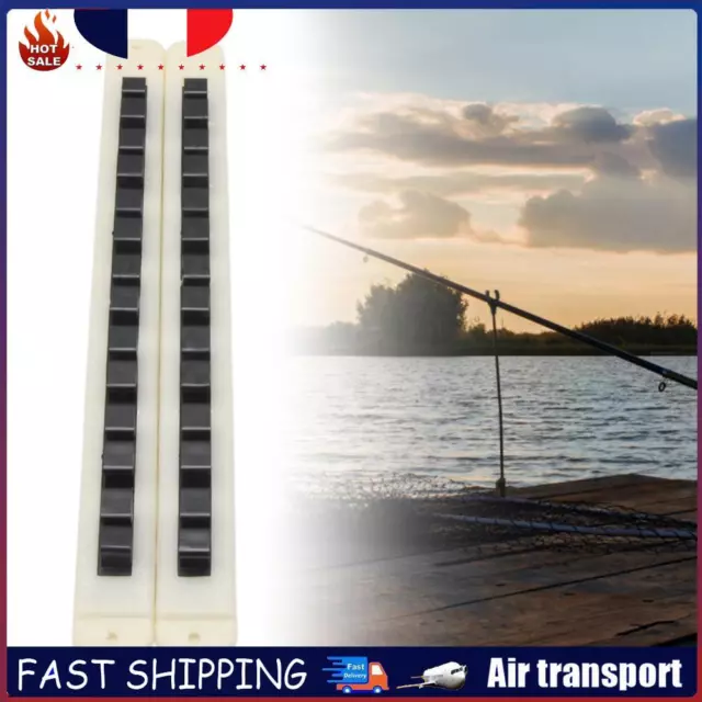 2pcs Fish Pole Organizer Durable Wall-Mounted Easy Installation for Wall Ceiling
