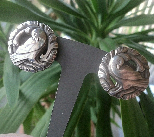 Broche Georg Jensen Colombe En Argent Sterling - Vintage Danemark, Style Scandinave