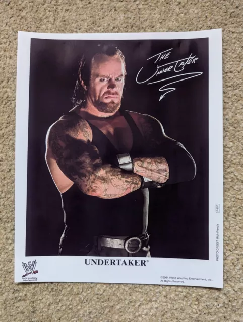 Wwf promotion the undertaker vintage NEW 10 x 8 man cave reprint