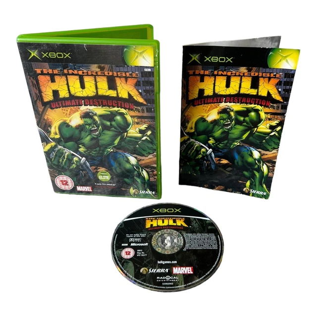 THE INCREDIBLE HULK Ultimate Destruction Microsoft Xbox Video Game ...