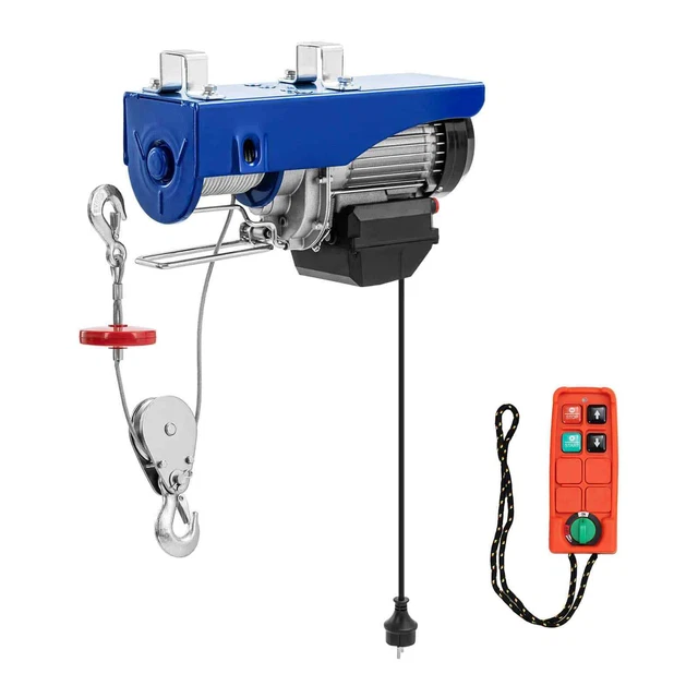 Argano - 1350 W - 800 kg - 12 m - Con telecomando